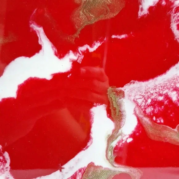 #ZZZ Beautiful  bamboo resin nontoxic food safe serving tray - Picture 2 of 6